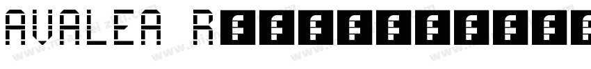 AVALEA Regular字体转换